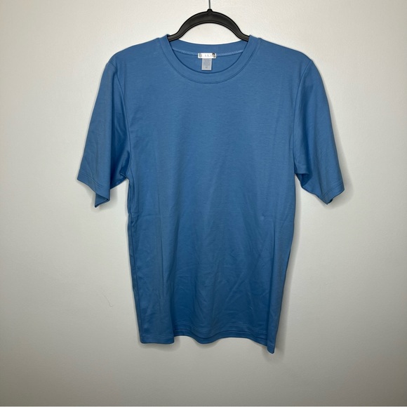 NWOT LAKE Pima Sleep Tee Light Blue XXS - Picture 1 of 3